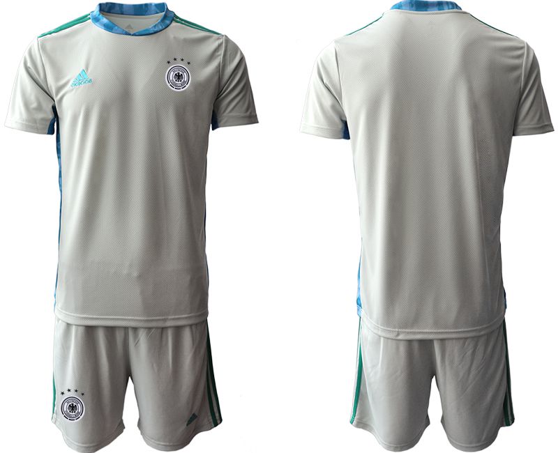 Men 2021 World Cup National Germany gray goalkeeper Soccer Jerseys